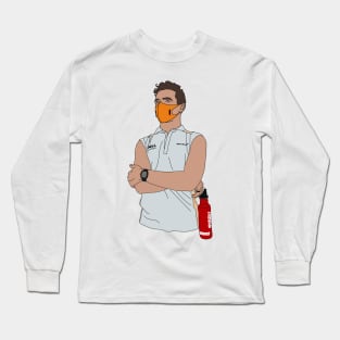 Lando Norris- Arms Crossed Long Sleeve T-Shirt